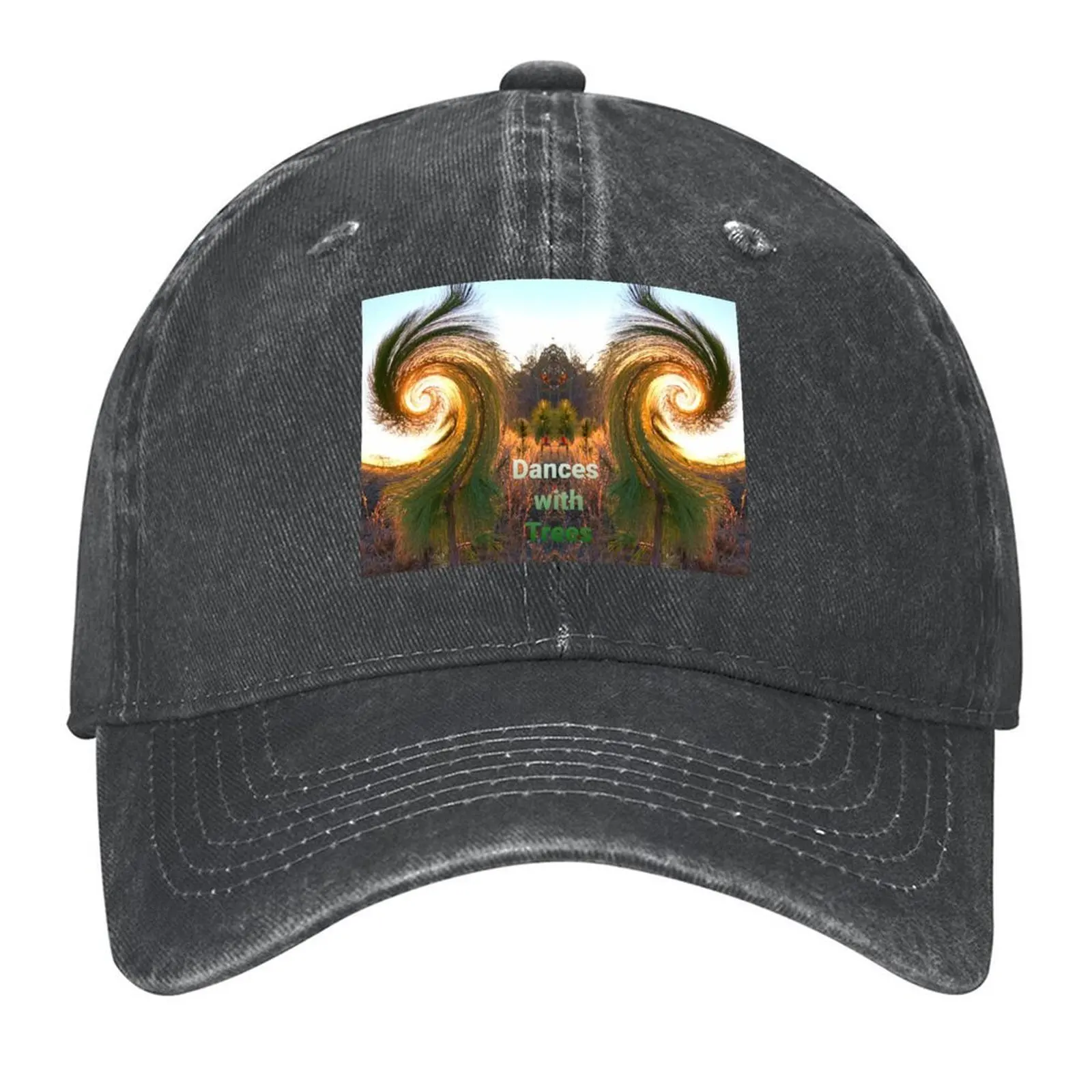 

Dances with trees 2 Baseball Cap Rugby cute black custom caps Men's Women's