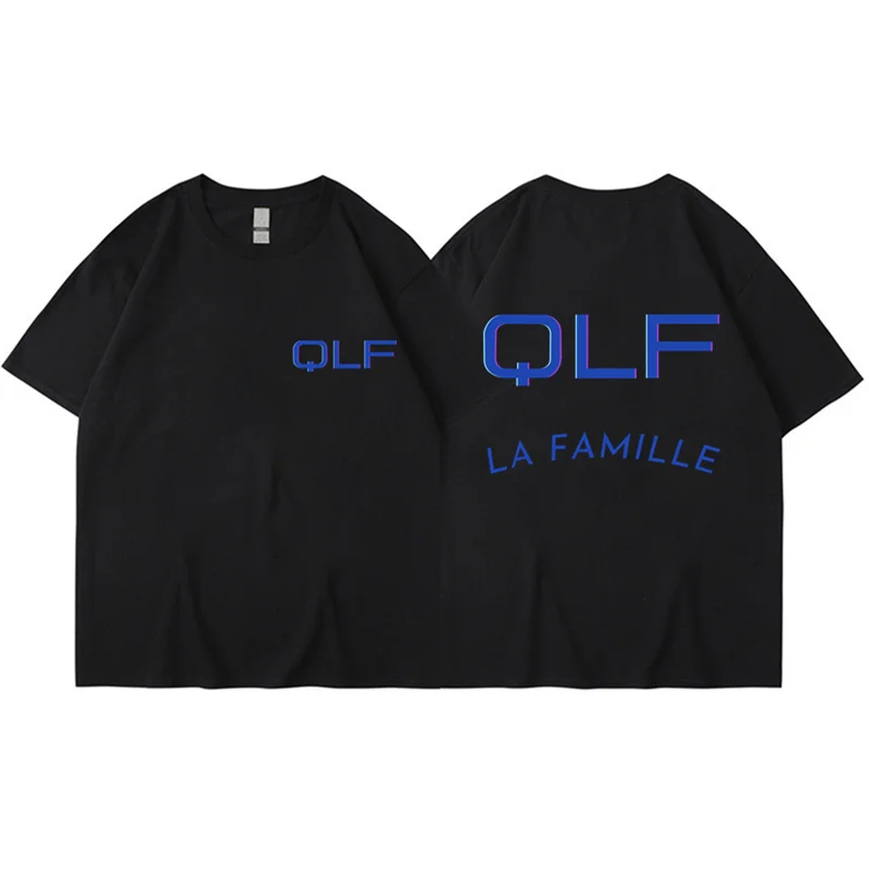 Qlf La Famille Men Women Fashion T-shirts Male Cotton West Tshirt Le Monde Chico Album for PNL Lovers French Rap Band Print Tees