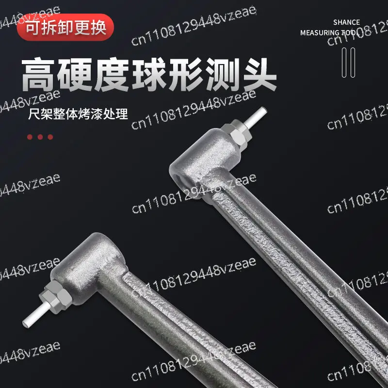 Replaceable Probe Head, Gauge, High-precision Replaceable Probe with Inner Caliper and Groove Caliper Inner Diameter Measurement
