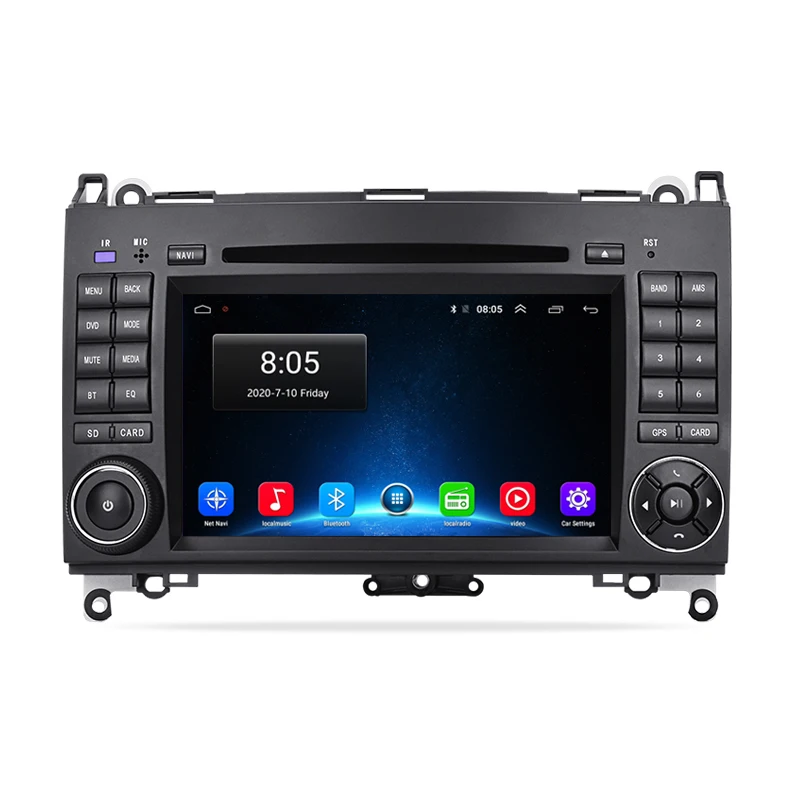 

Android Auto Radio for Mer-cedes B-enz B200 Class Sprinter W906 Viano Vito W639 Carplay Car Multimedia GPS 2din autoradio