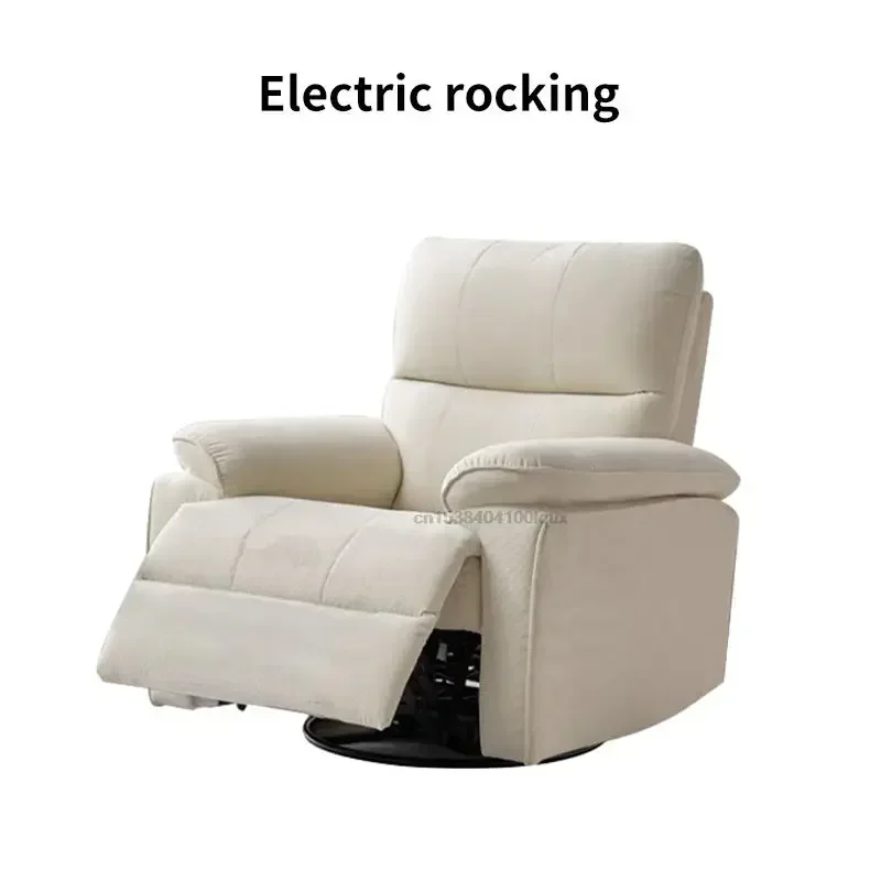 Modern Multifunctional Reclining Armchair High Rebound Sponge Living Room Single Rotating Sofa Electric Rocking LChairs
