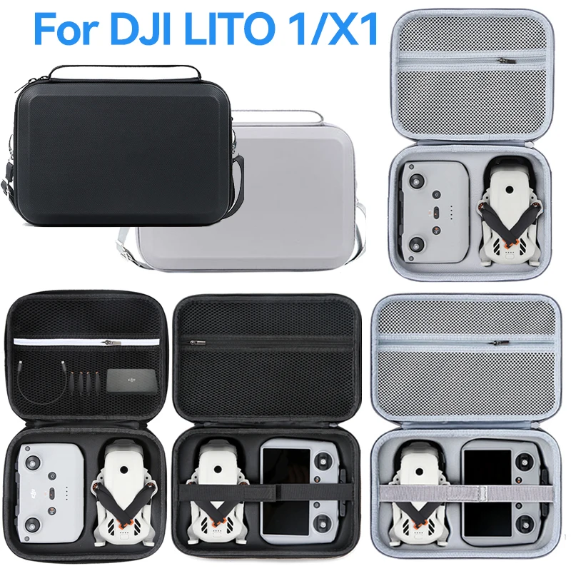 For DJI LITO X1 1 RC 2 RC N3 Portable Hard Shell Storage Bag