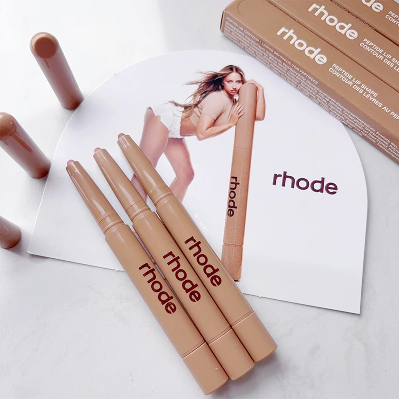 Rhode Lip Tint Pencil Pen Makeup Lipstick Powder Blusher Gloss Rouge Makeup Brand Skin Peptide Lip Shape Pen Long Lasting
