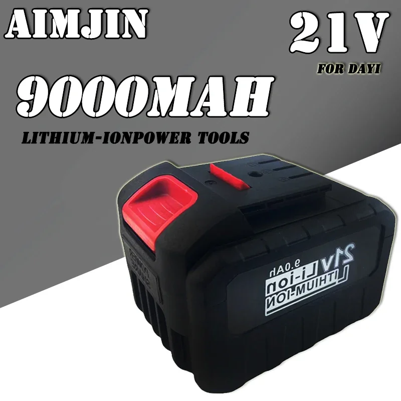 

Lithium-ion 21V 9000mAh Rechargeable Power tool Battery Suitable for Dayi Cordless Electric Wrench Car impact wrench