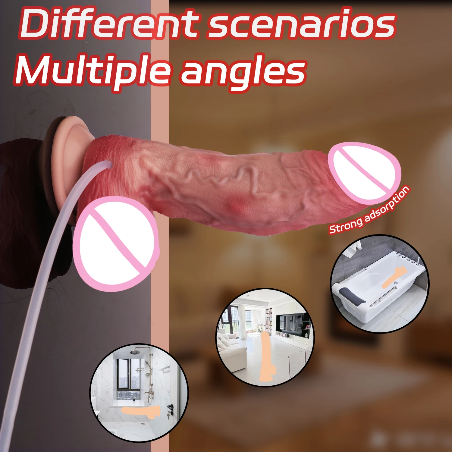 ORALSX عقدة مزدوجة التدفق دسار واقعية القضيب المهبل الشرج تدليك القذف المكونات الشرج الجنس لعب للنساء الرجال ألعاب اللعب #4