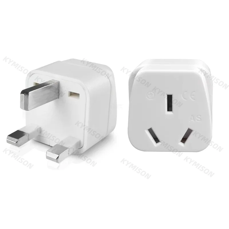 AU 2Pin 3 Pin To UK Plug Adapter Australia To UK Type-G Converter Argentin New Zealand China Travel Conversion Plug 13A 250V