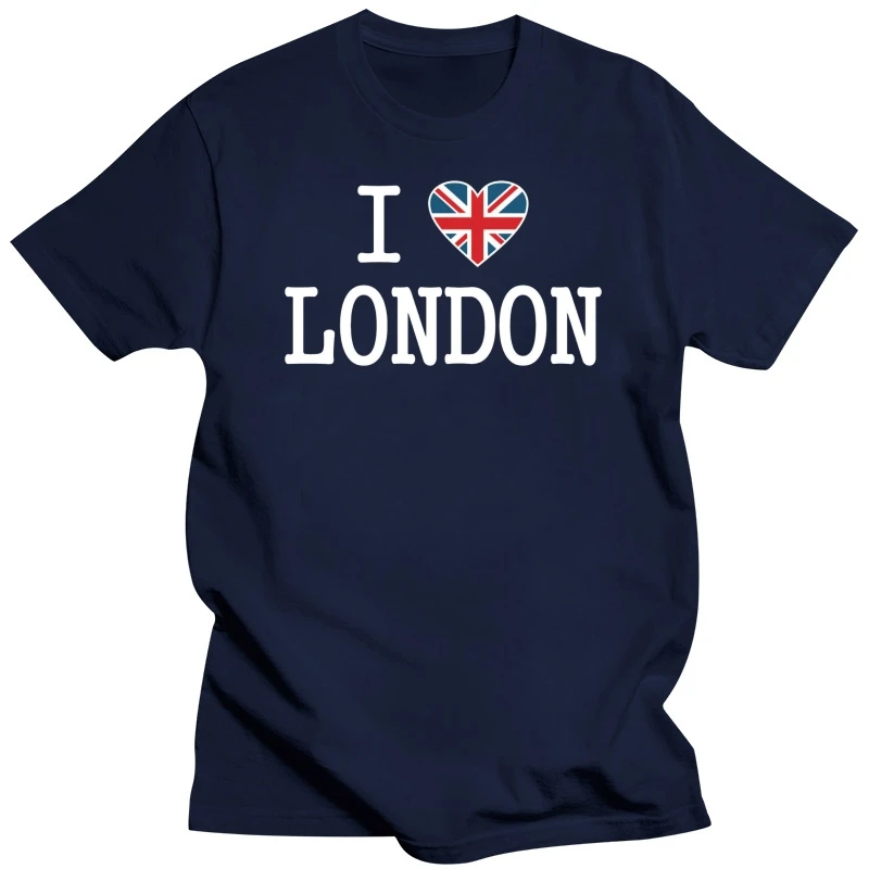 Ultimate I Love London Mens Union Jack Heart British Printed T Shirt T Shirt Men Funny Tee Shirts Short Sleeve