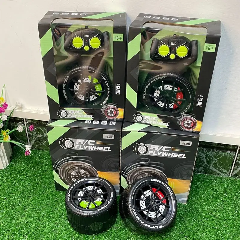 New 1:24 Remote Control Tire Hub Four-Way Lighting Novelty 2.4g Remote Control Car Wheel Collection Toys Boy Birthday Gifts