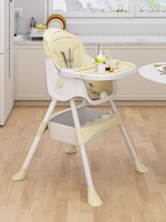 Baby Dining Chair Eating Multifunctional Household Portable Baby Dining Table Seat Children's Dining Table Foldable