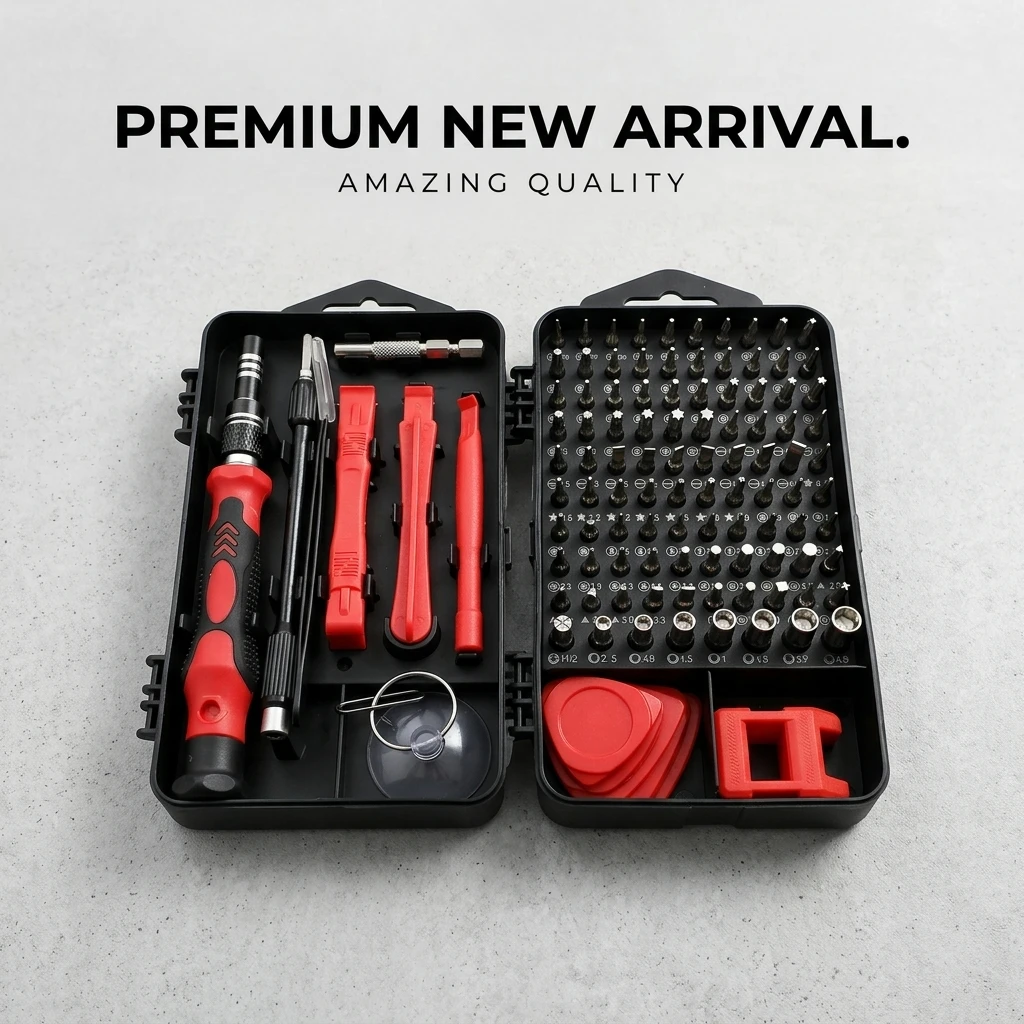 Precision Screwdriver Set 115 in 1 Magnetic Repair Tool Kit for iPhone Laptop Electronics Bit Set