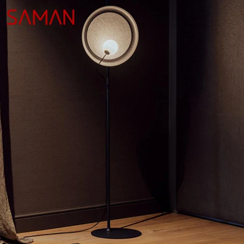 SAMAN Modern Colour Floor Lamps Designer Creativity Sphere Living Rooms Bedrooms Sample room Minimalist art Lighting Fixtures