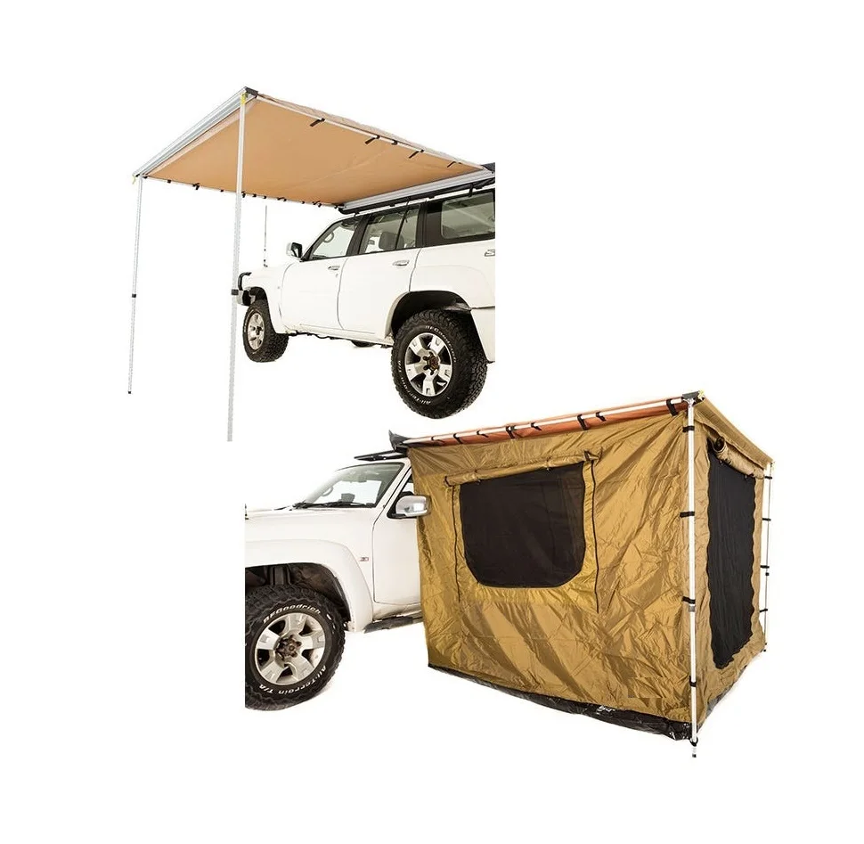 Car Side Awning Annex 2X2 Changing House Tent With Annex Room, 4X4 Outdoor Pull Out Change Room Awning Tent