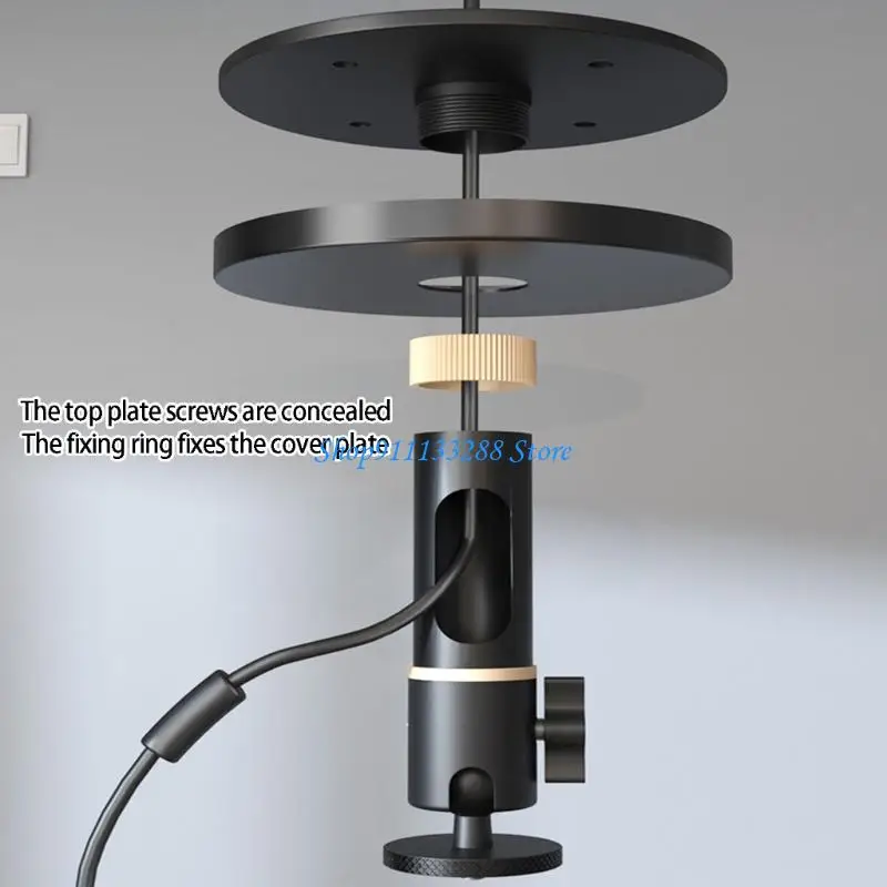 G88D Aluminum Projectors Ceiling Mount With Thickened Base Plate For Conference Room