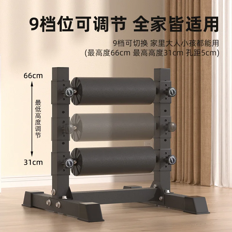 Simple Portable Bulgarian Split Squat Stand, Indoor Home Gym Equipment for Leg Balance Exercise Stretching Lower‑Body Fitness