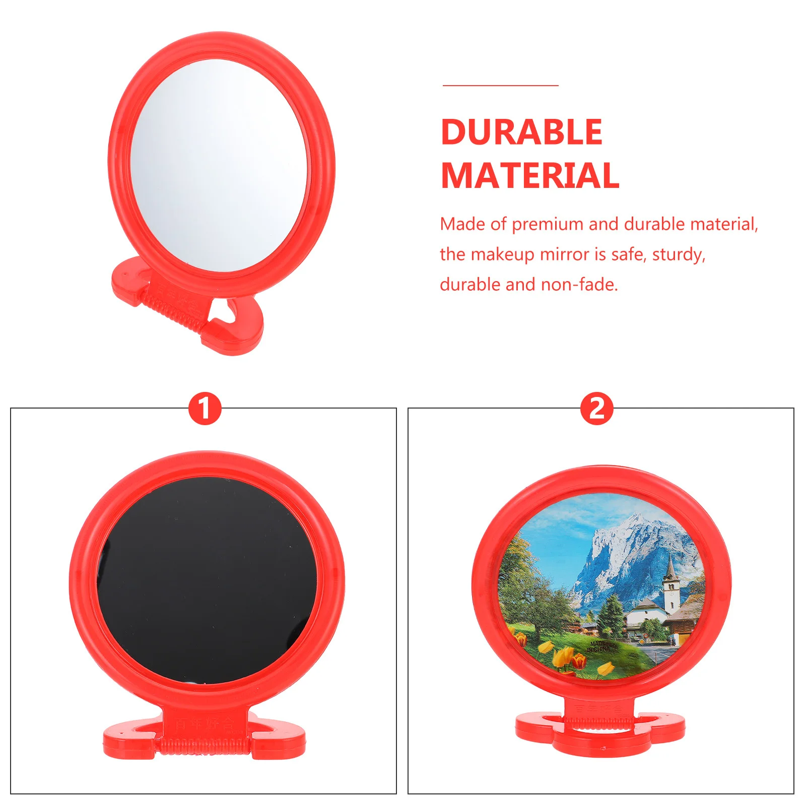 Make up Mirror Table Desk Tabletop Decorative Makeup Retro Vanity Personal Mirrors