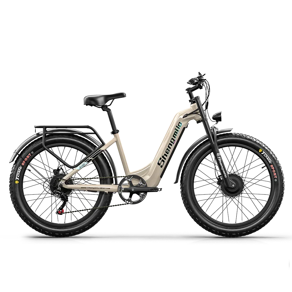 Shengmilo S700 Electric Bicycle 2000W Dual Motor 48V 17.5AH 840WH Battery Electric Bike 26 Inch Fat Tire Mountain eBike e-bike