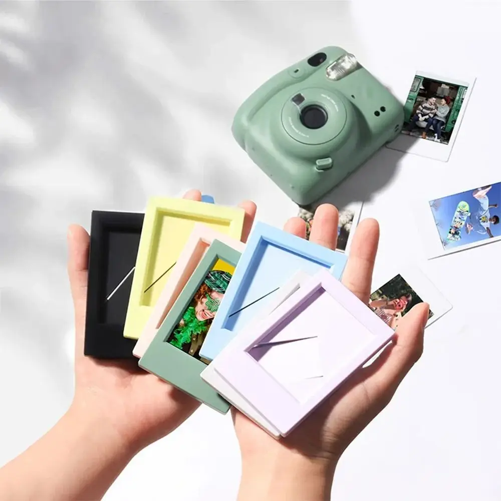 3 inch Photo Frame Mini Film Frame Vertical Colorful Instant Film Camera Art Photo Display Desktop Decor Picture Holder