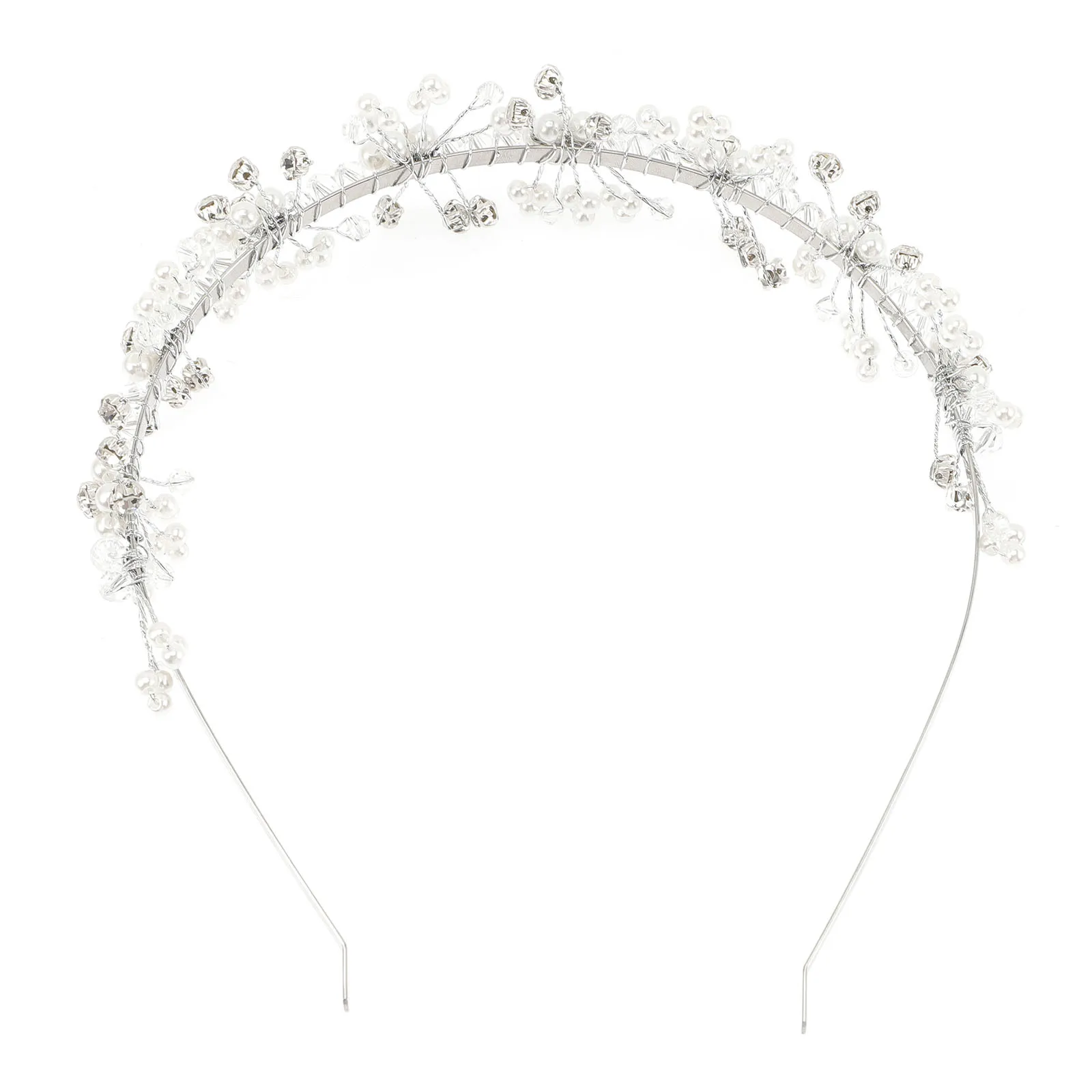 

Wedding Hair Accessories Headband Flower Girl Headpiece for Toddler White Headbands Bridal Child