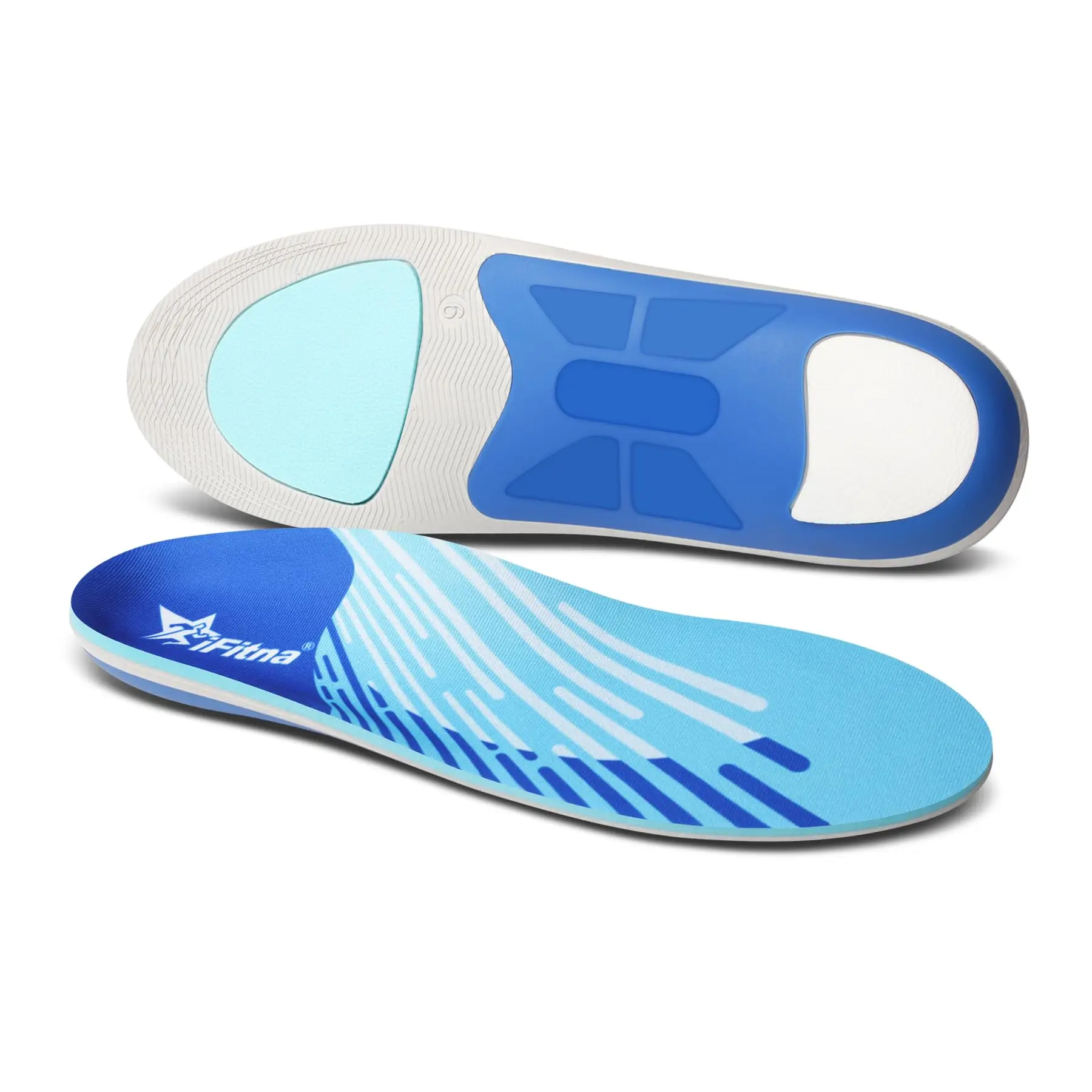 Arch Support Inserts Plantar Fasciitis Relief Pain Orthotics Foot Insoles  Flat Feet Heel Pad Shock Absorb Cushion