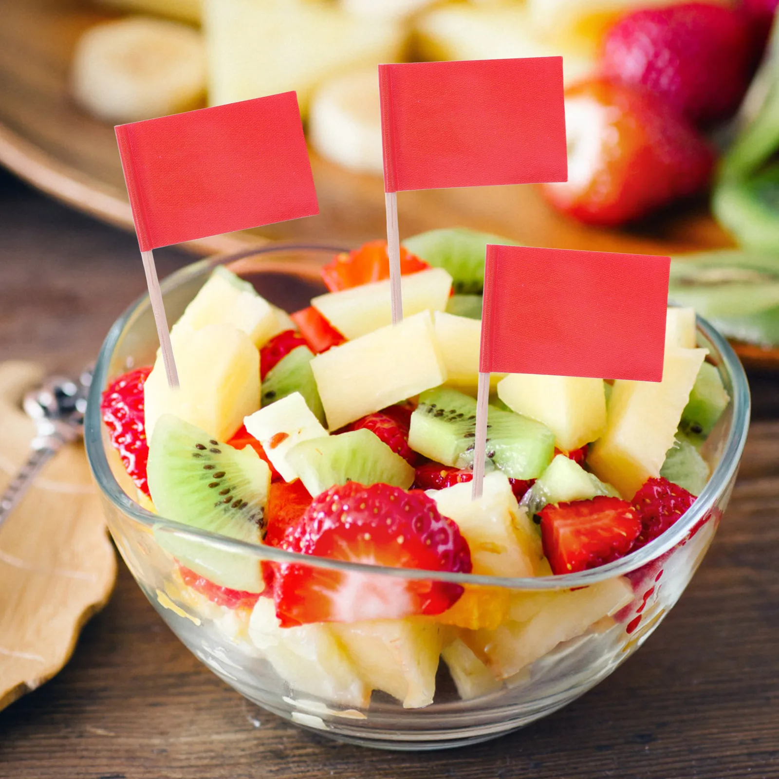 100 قطعة أعلام مسواك صغيرة بلون كعكة الديكور العلم يختار للكب كيك أطباق الطعام الفاكهة والجبن علم حفلة صغيرة