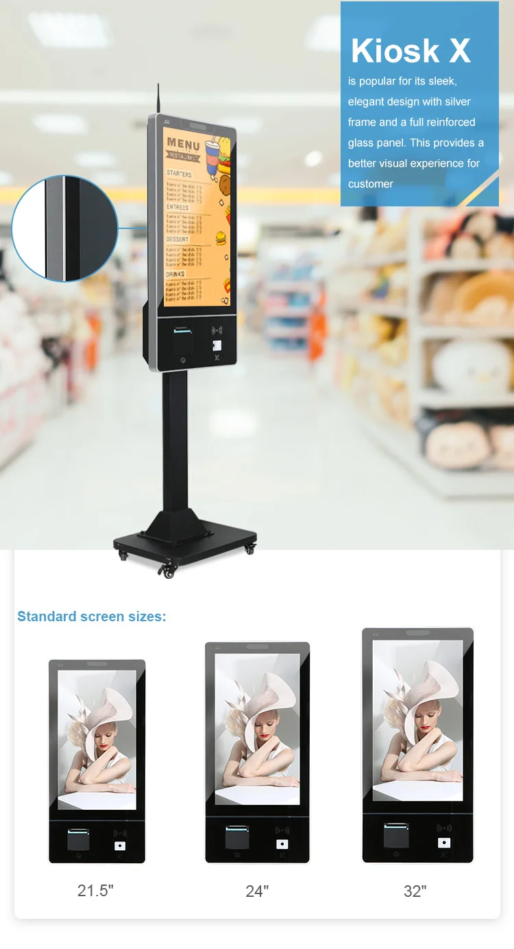 Bestelmachine Self Service Restaurant Kiosk Android Hardware Internet Restaurant