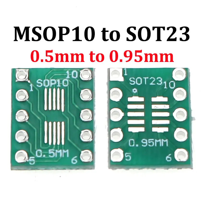 10PCS SOP8 SOP14 SOP16 SOP20 SOP24 SOP28 QFP FQFP TQFP SMD 0.65mm 1.27mm to 2.54mm To DIP PCB Adapter Board Universal Plate