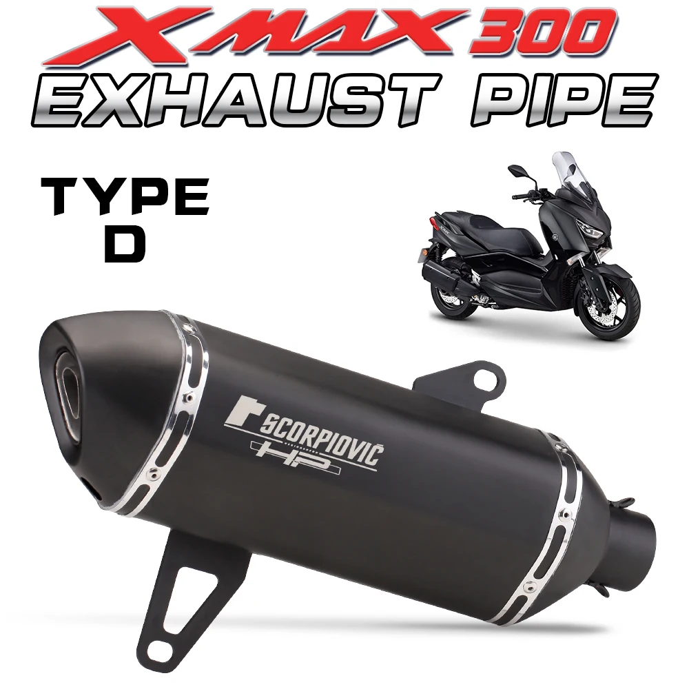 Per XMAX300 XMAX 300 2017-2024 Silenziatore Di Scarico Moto Collettore Collegare Silenziatore con DB Killer