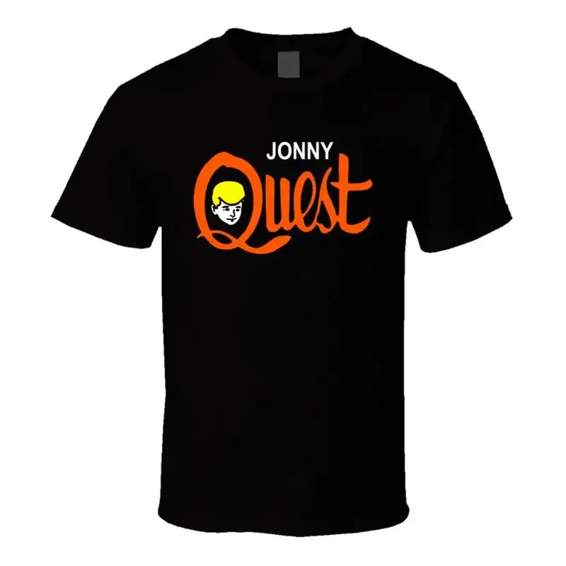 Jonny Quest Tv Cartoon Retro Black T Shirt