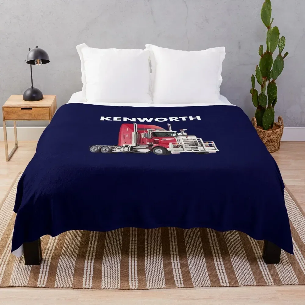 

Truck Logo Throw Blanket Soft Beds Plaid Furrys Blankets