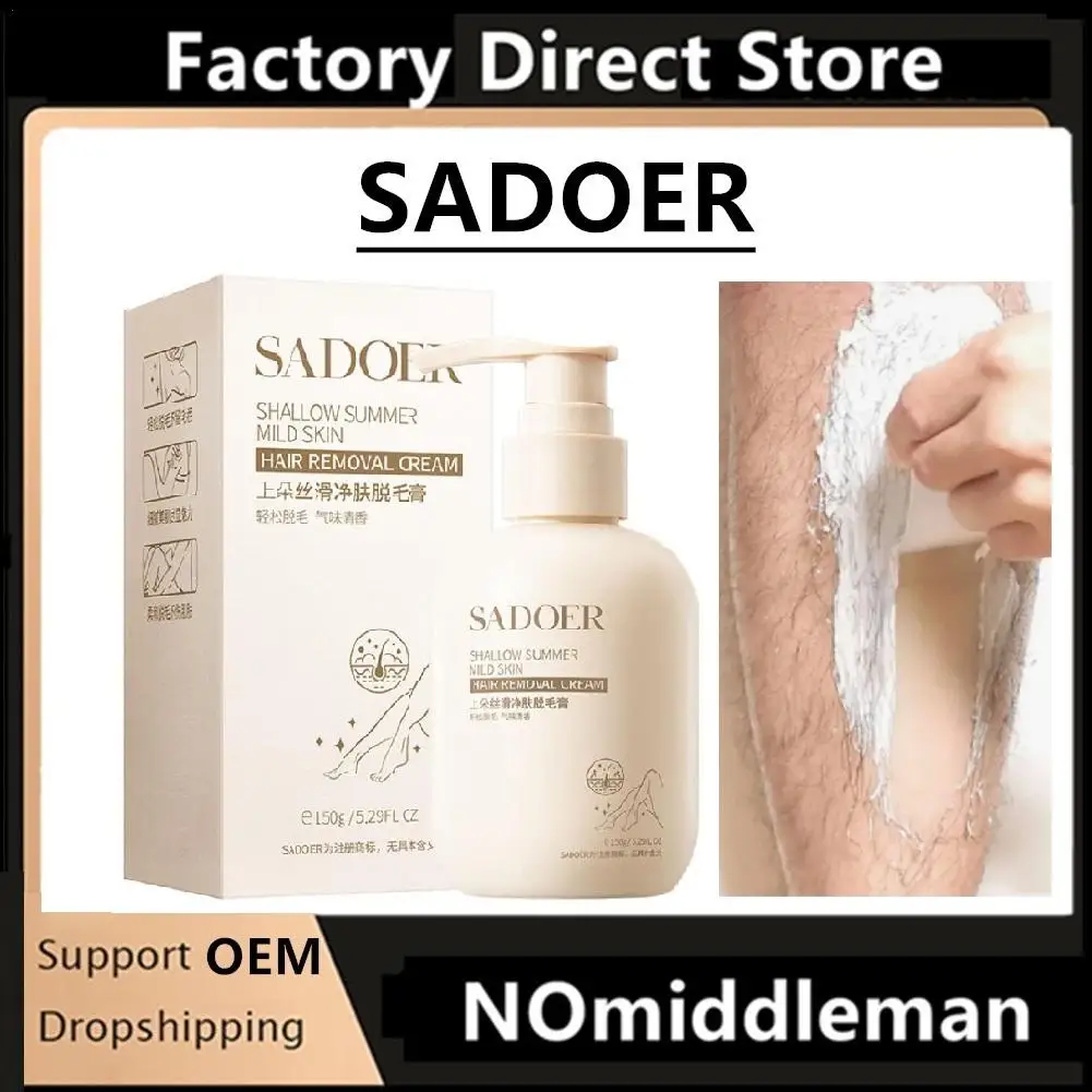 SADOER Permanent Hair Removal Spray Painless Inhibitor For Ladies Armpit Arms Legs Depilatory Cream Body Skin Care