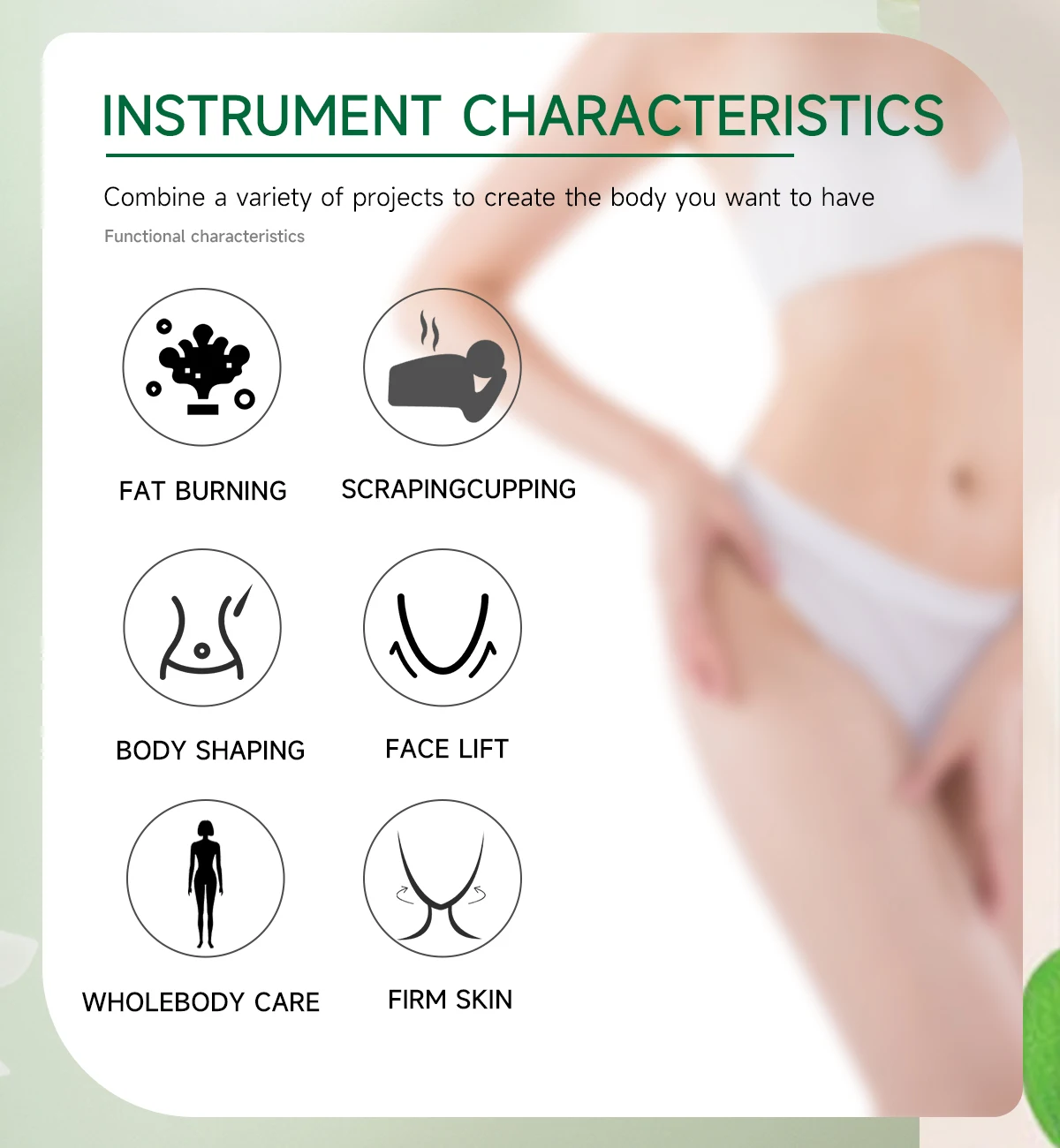 5 في 1 التجويف فراغ 40K آلة تشكيل الجسم 40K فقدان الوزن جهاز التخسيس بالموجات فوق الصوتية تدليك الجسم آلة التجويف #5