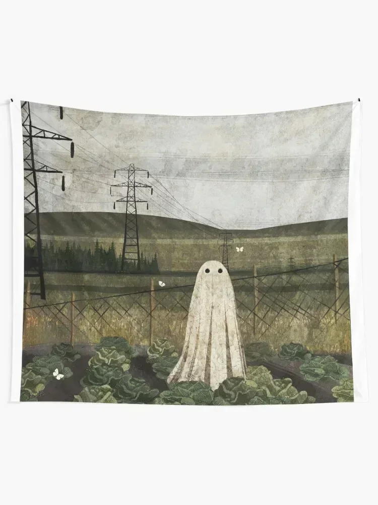 There's A Ghost in the Cabbage Patch Again... Tapestry Mushroom Wall Hanging Tapestry