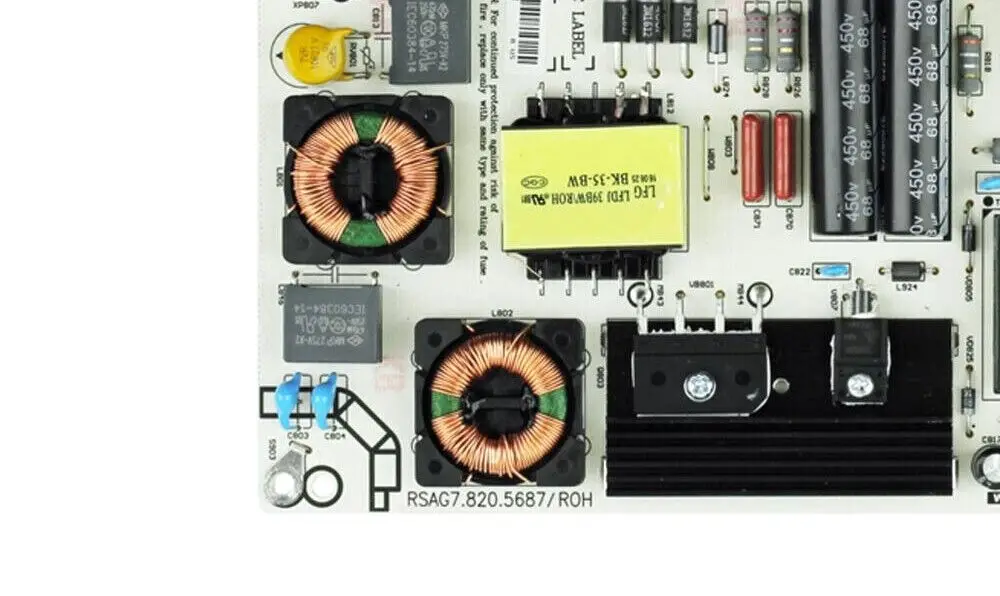 RSAG7.820.5687/ROH Power Supply Board for LED42EC290N LED55K370 HLL-4855WN 4 pin