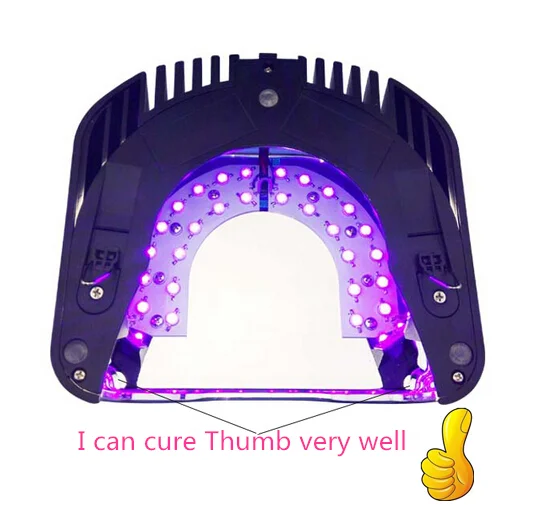 Forniture per unghie Lampada LED UV solare a luce lunare da 60 W per manicure e pedicure