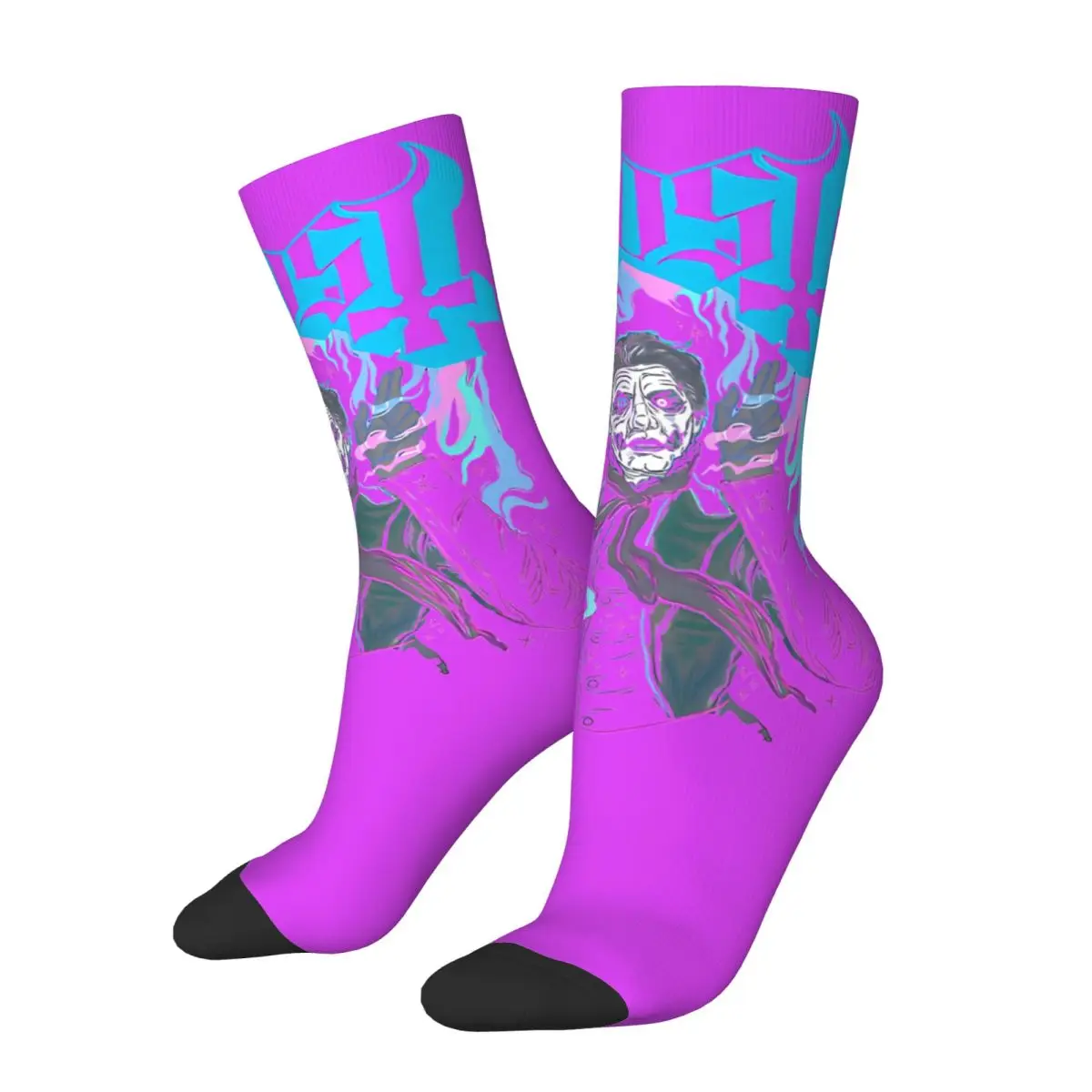 Ghost B.C.Impera Maestro Socks Heavy Rock Band Elegant Stockings Couple Soft Breathable Climbing Socks  Printed Anti Skid Socks