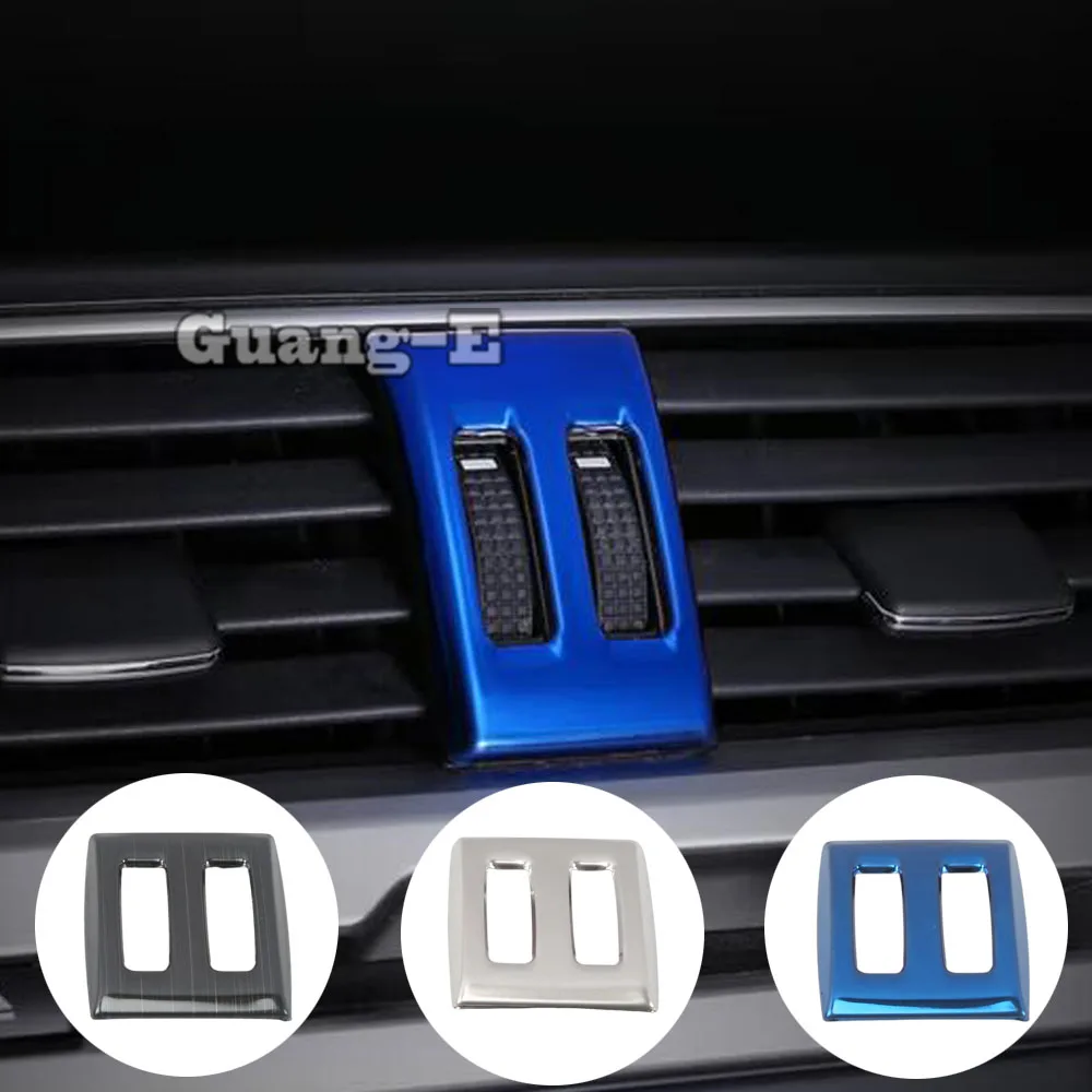 

Для Toyota Prado FJ150 2018 2019, автомобильная крышка, центральная консоль, кондиционер, вентиляционное отверстие, кнопка переключения из нержавеющей стали, палка