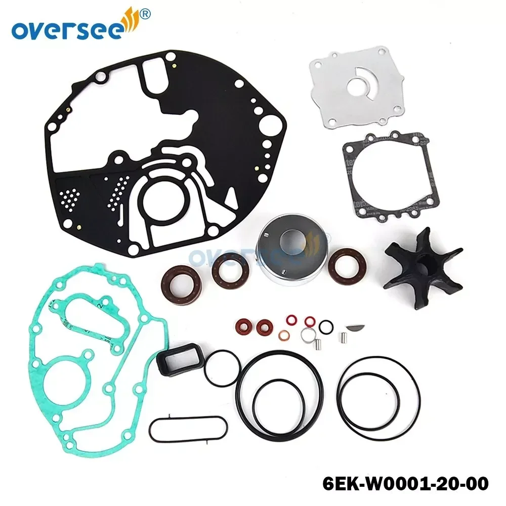 

Lower Unit Gasket Kit 6EK-W0001-20 For Yamaha 2T 75-90-115-130HP Outboard Engine 6EK-W0001-20-00