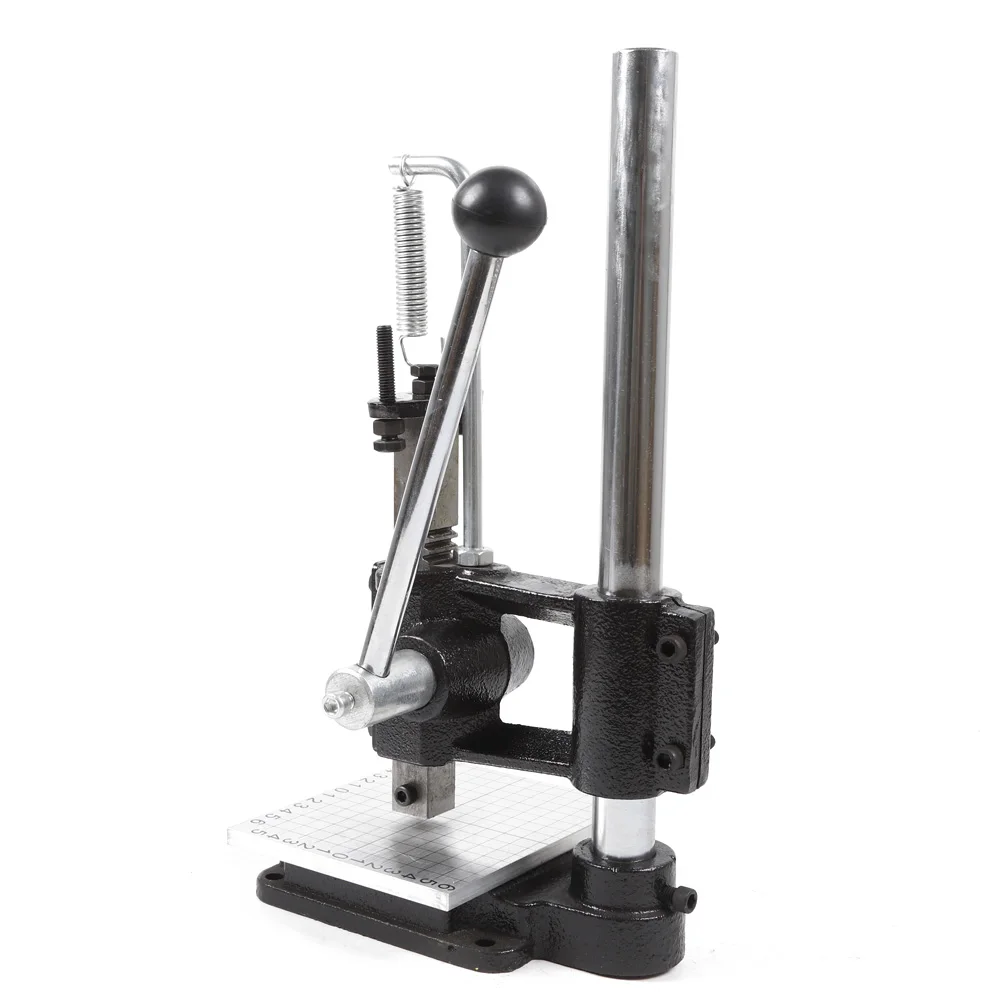 Manual Press Puncher 0-16cm Adjustable Height Efficient and Labor Saving