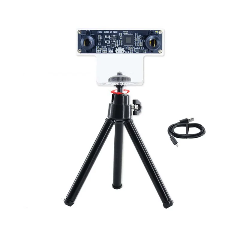 SQPP-23 درجة وحدة كاميرا مزدوجة OV9732 1MP 12 مللي متر وحدة كاميرا مزدوجة التركيز اليدوي مع قذيفة + ترايبود ل Winxp/7/8/10 لينكس/أندرو