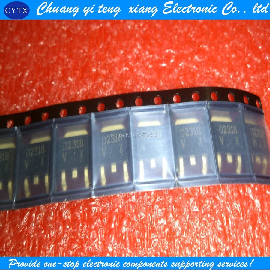 D2318 2SD2318 NPN 60V 3A  SOT252 10pcs/lot