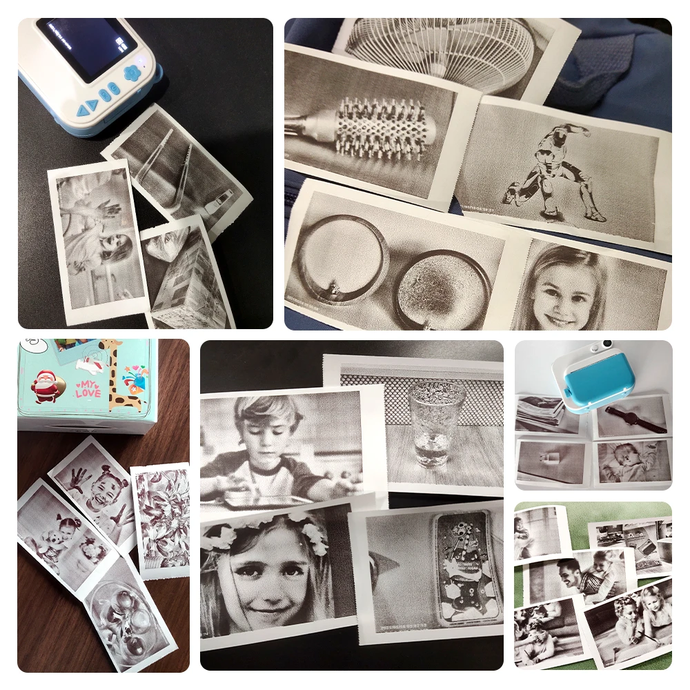 كاميرا الطباعة الفورية للأطفال كاميرا الطباعة الحرارية كاميرا الصور الرقمية لعبة كاميرا الطفل فيديو هدية عيد ميلاد الصبي