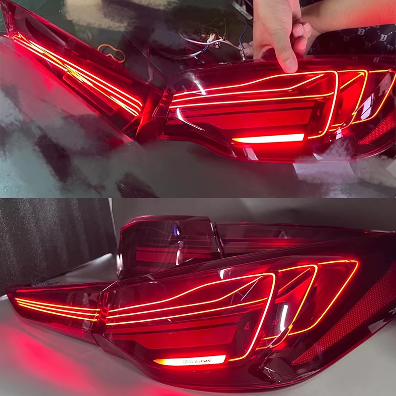 LED Taillights For BMW 4 Series M4 I4 G22 G23 G26 G82 CSL Rear Taillight Turn Signal Lamp Car Accessories