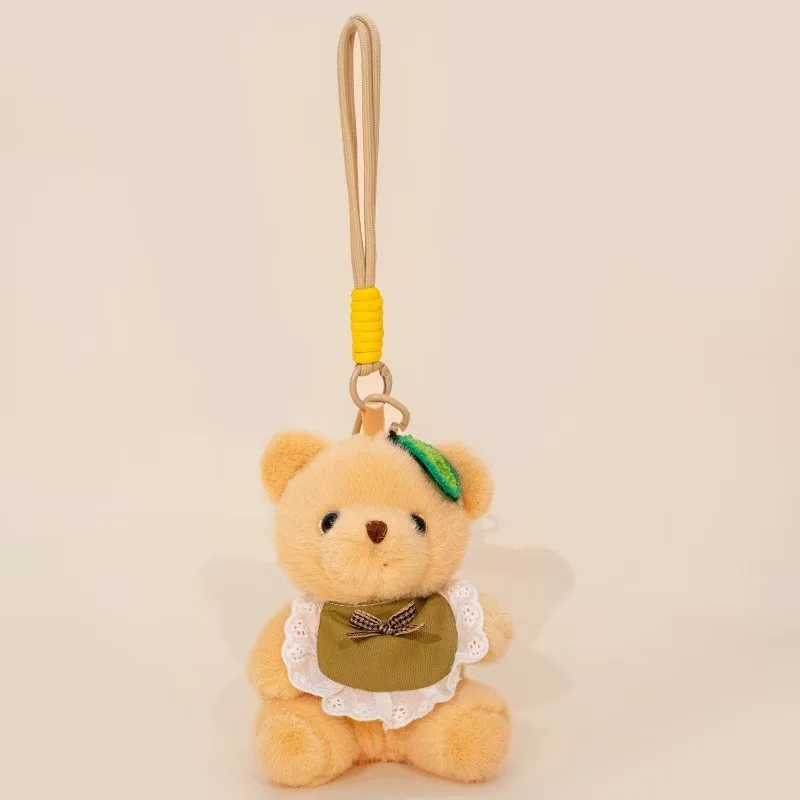 Le dernier Mi Xiong Duo Duo série sac à dos pendentif porte-clés rempli peluche poupée dessin animé mignon cadeau pour amis poupée amusante