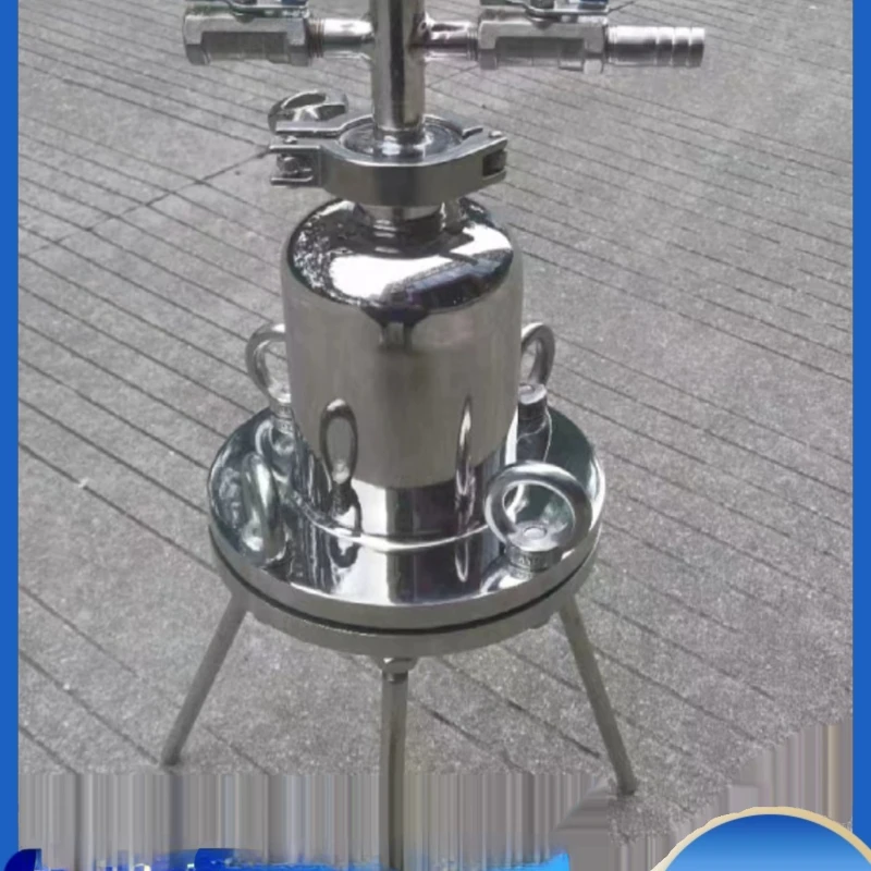 Membrana filtrante microporosa filtro a pressione positiva e negativa, tipo a botte, acciaio inossidabile, filtro di aspirazione, diretto in fabbrica