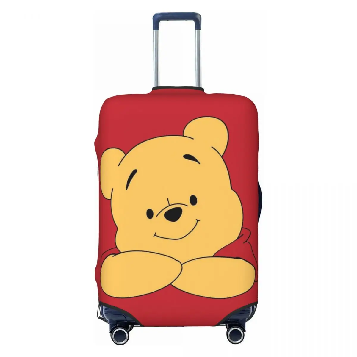 

Пользовательский чехол для багажа с рисунком Винни-Пуха, эластичные защитные чехлы для дорожных чемоданов, подходят для 18-32 дюймов