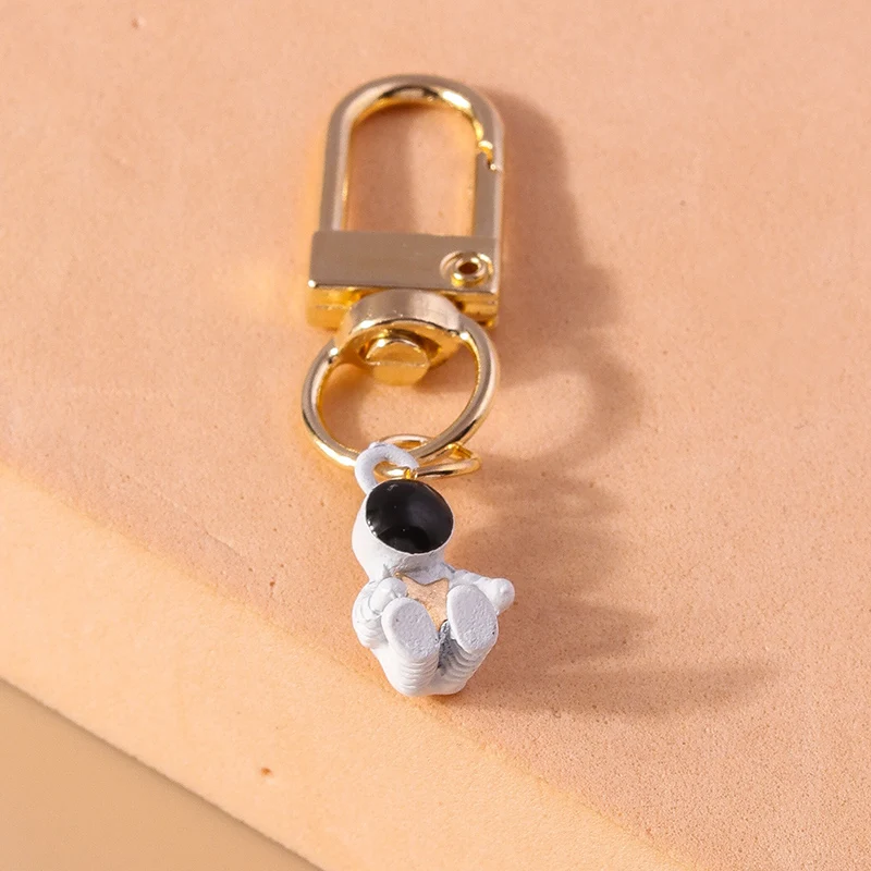 Aihua Niedlicher Astronaut Schlüsselanhänger für Frauen Beste Freunde Paar Passende Handtaschen-Deko Schlüsselringe Schmuck Geschenke – Detail 6