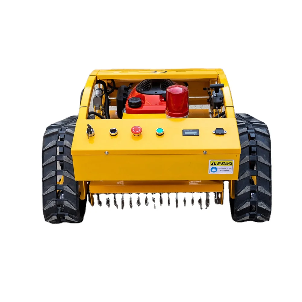 

Lucky Store Exclusive Products——Multifunctional remote control crawler lawn mower automatic landscaping lawn trimming small lawn