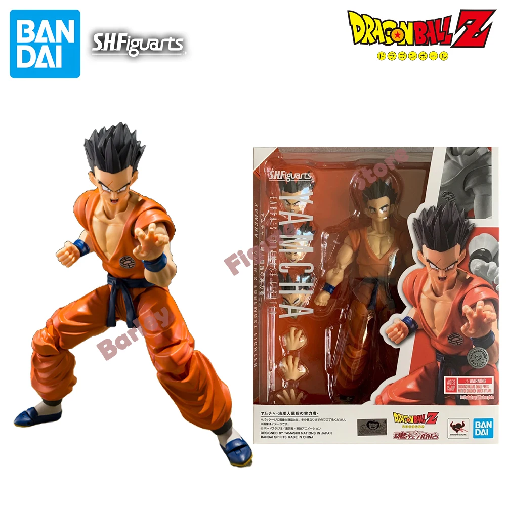 오리지널 정품 모델 반다이 드래곤 볼 S.H.Figuarts SHF 안드로이드 20 Yamcha 액션 피규어 박스형 Collectible Model Toys Gifts