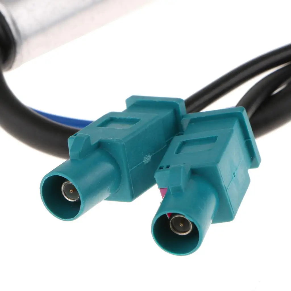 Signal Amplifier Booster Wire FM AM Radio Antenna Din Connection Enhanced Reception for Car Radio Applications