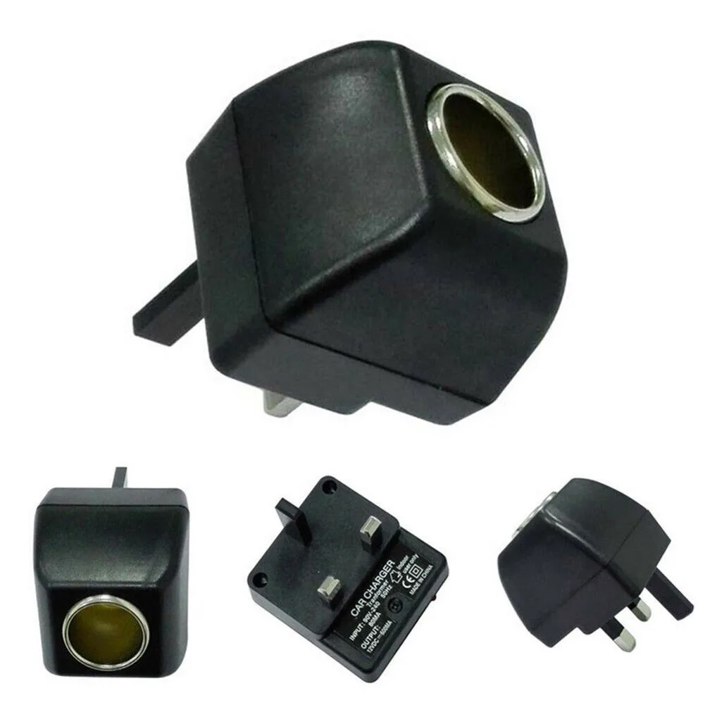 

AC Adapter With Car Socket Auto Charger EU Plug 220V AC To 12V DC Use For Car Electronic Devices Use At Home